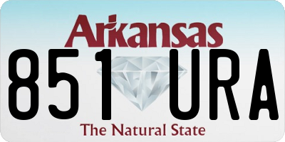 AR license plate 851URA