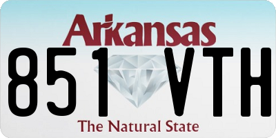 AR license plate 851VTH