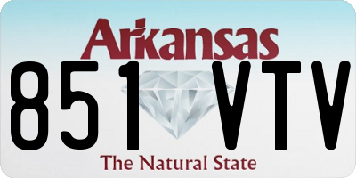 AR license plate 851VTV