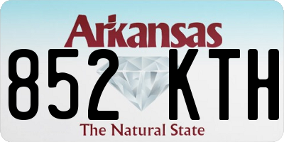 AR license plate 852KTH