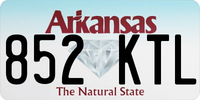 AR license plate 852KTL