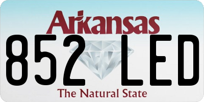 AR license plate 852LED