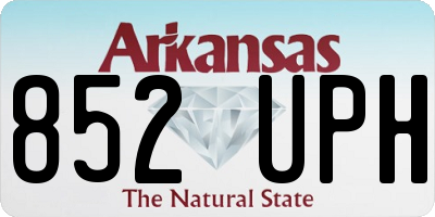 AR license plate 852UPH
