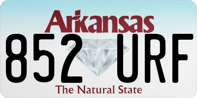 AR license plate 852URF