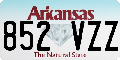 AR license plate 852VZZ