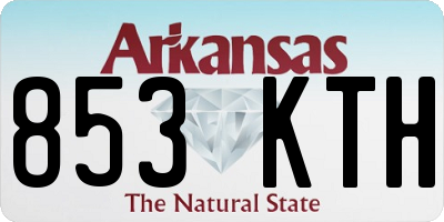 AR license plate 853KTH