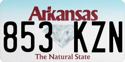 AR license plate 853KZN