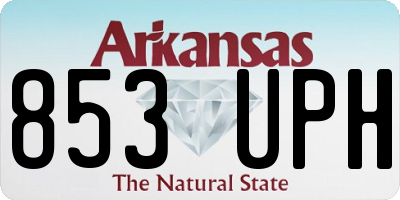 AR license plate 853UPH