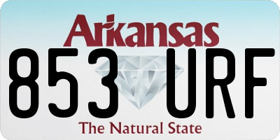 AR license plate 853URF