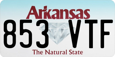 AR license plate 853VTF