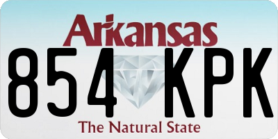 AR license plate 854KPK