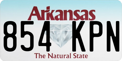 AR license plate 854KPN