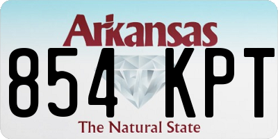 AR license plate 854KPT