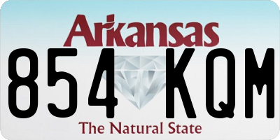 AR license plate 854KQM