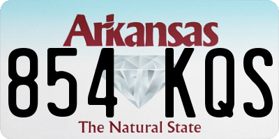 AR license plate 854KQS