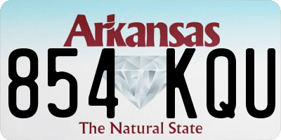 AR license plate 854KQU