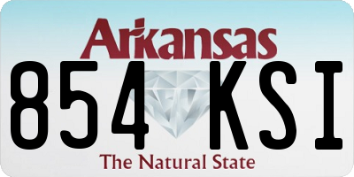 AR license plate 854KSI