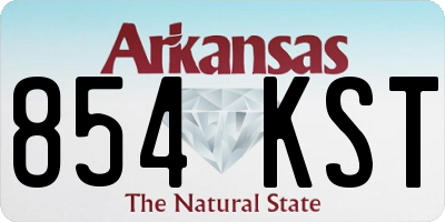 AR license plate 854KST
