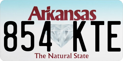 AR license plate 854KTE