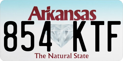 AR license plate 854KTF