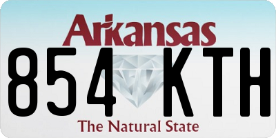 AR license plate 854KTH
