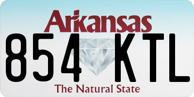 AR license plate 854KTL