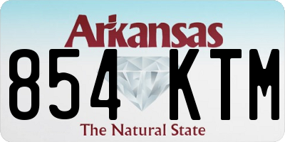 AR license plate 854KTM