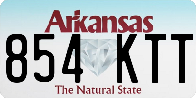 AR license plate 854KTT