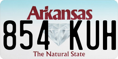 AR license plate 854KUH