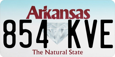 AR license plate 854KVE