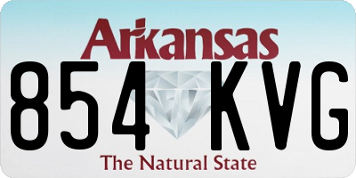 AR license plate 854KVG