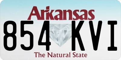 AR license plate 854KVI
