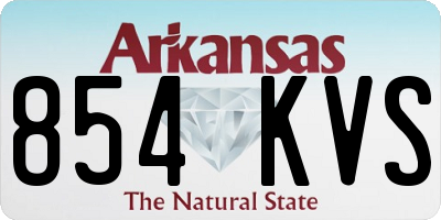 AR license plate 854KVS