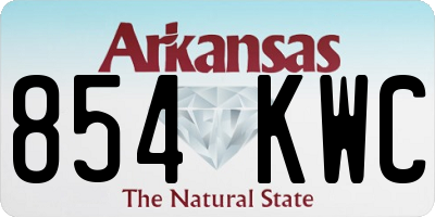 AR license plate 854KWC