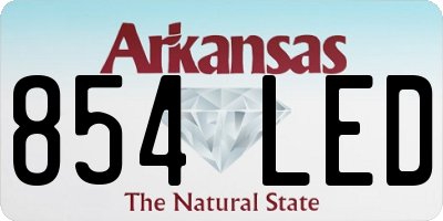 AR license plate 854LED