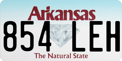AR license plate 854LEH
