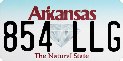 AR license plate 854LLG