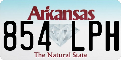 AR license plate 854LPH