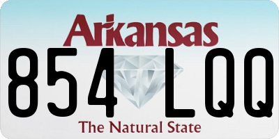 AR license plate 854LQQ