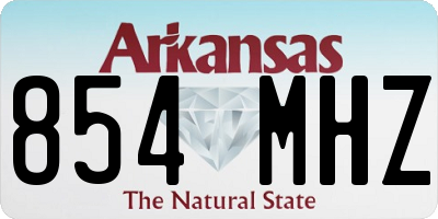 AR license plate 854MHZ