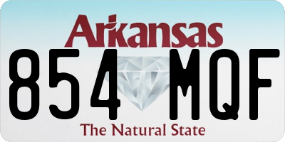 AR license plate 854MQF