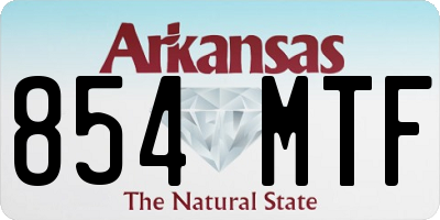 AR license plate 854MTF