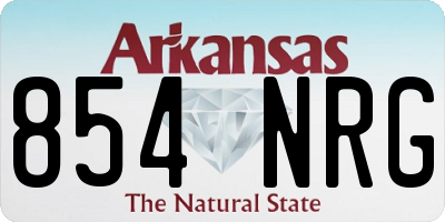 AR license plate 854NRG