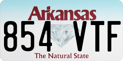 AR license plate 854VTF