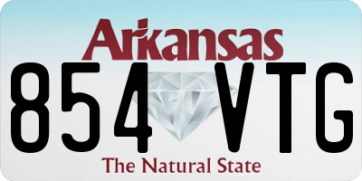 AR license plate 854VTG