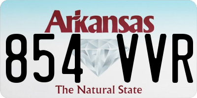 AR license plate 854VVR