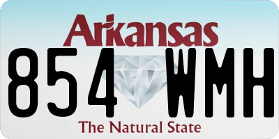 AR license plate 854WMH