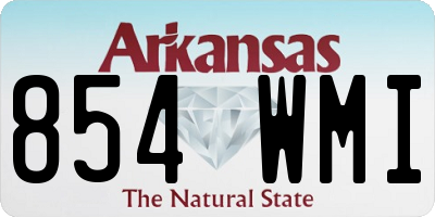 AR license plate 854WMI