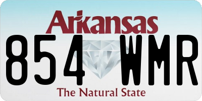 AR license plate 854WMR