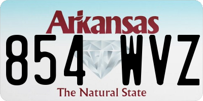 AR license plate 854WVZ